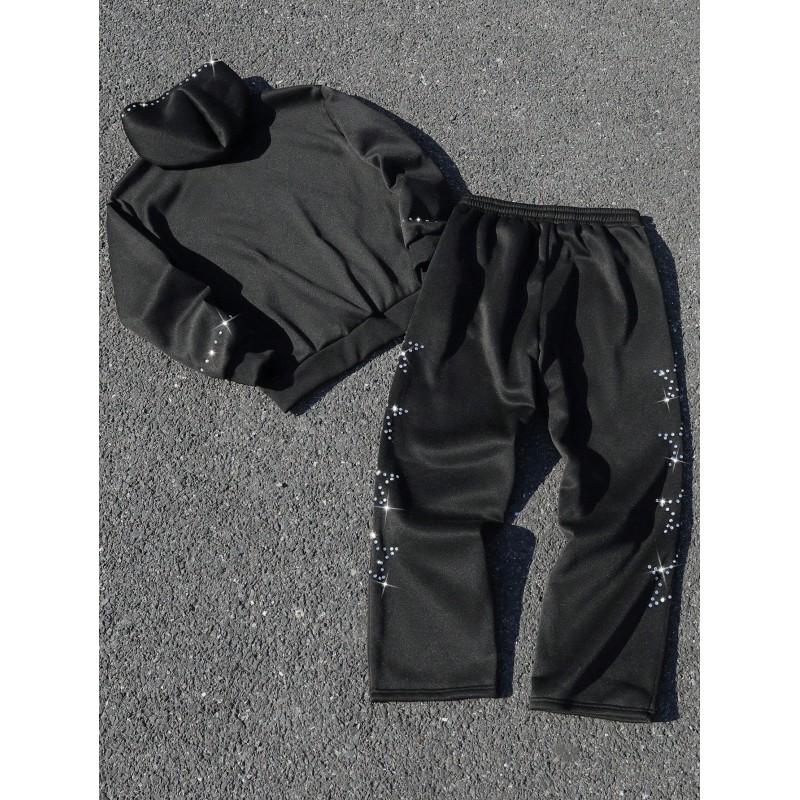 Gothic Punk Streetwear Set Women -