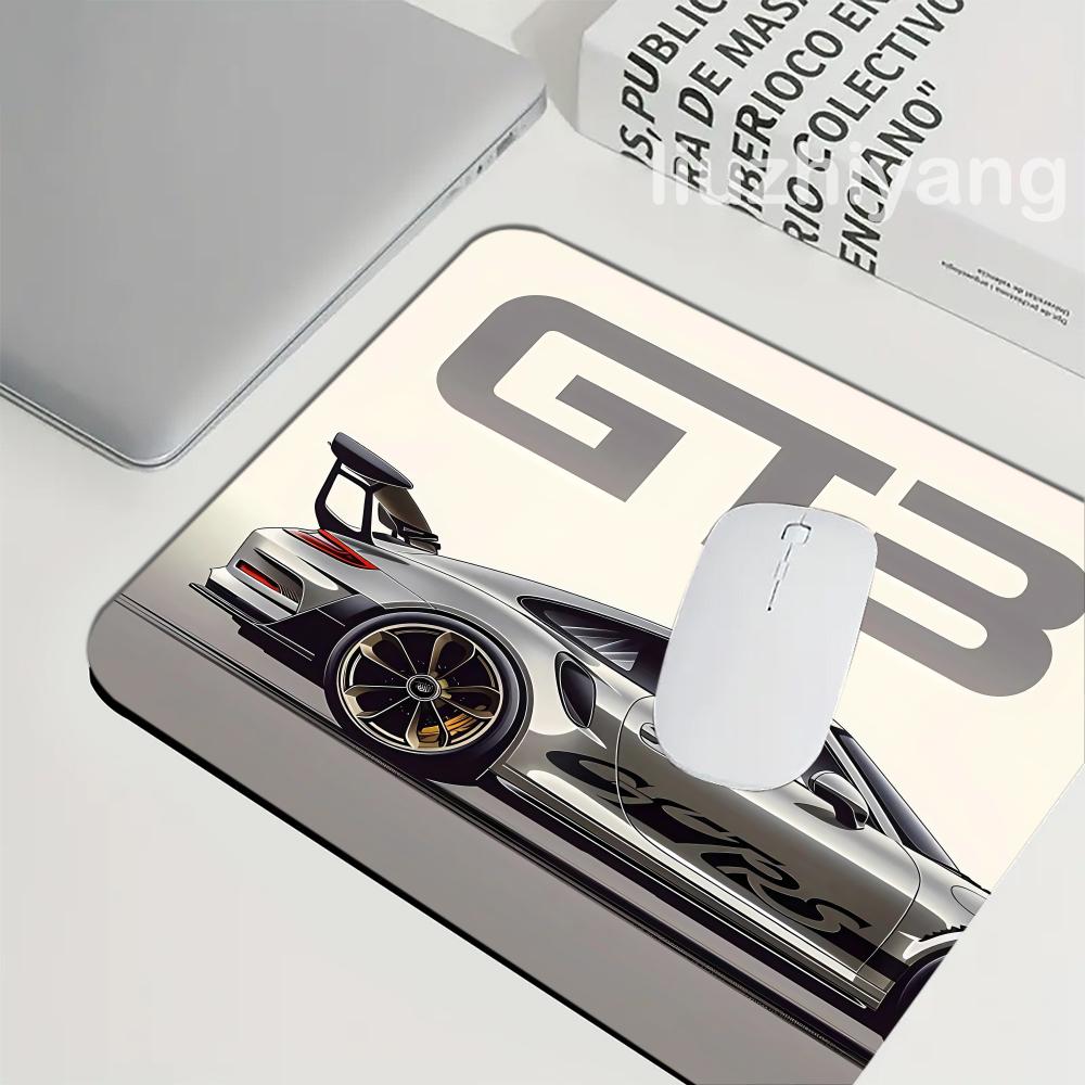 Animation Sports Car Design Mouse Pad Large Computer Office Gaming Table Rubber Anti-slip Mouse Pad Small Decorative Table Pad