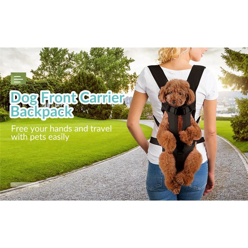 Pet Carrier Backpack for Dogs Cat Thickened Sponge Pet Front Dog Carrier Backpacks Portable Puppy Transportation Dog Bags