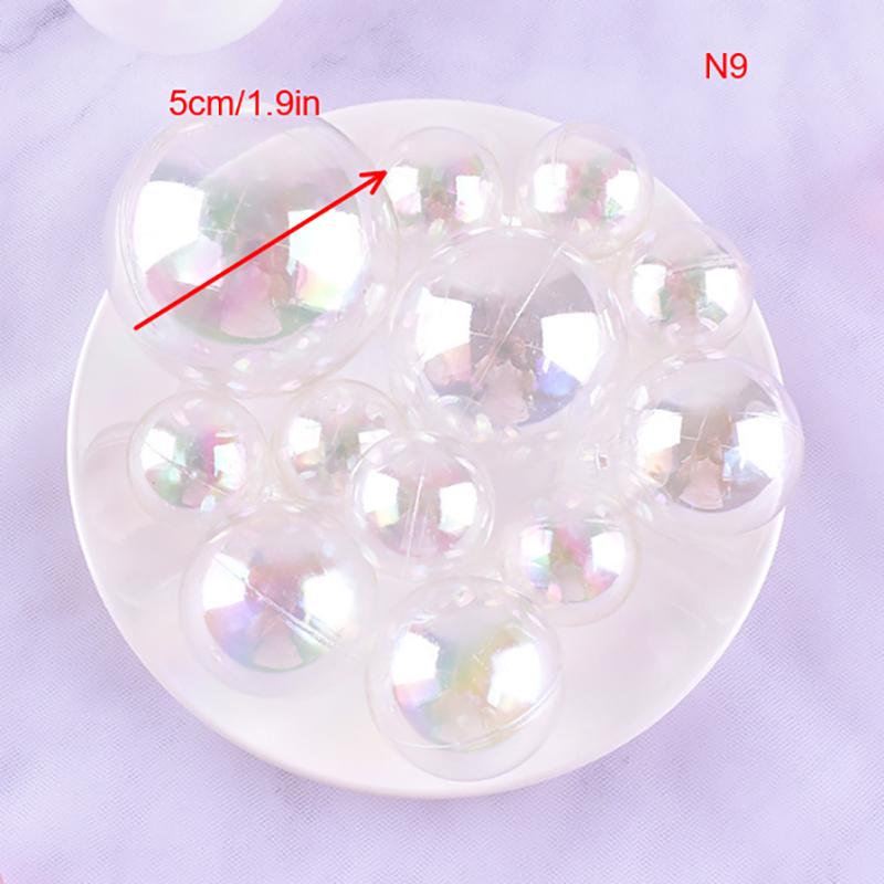 Colorful Spherical Cake Top Transparent Balloon Cupcake DIY Decoration Birthday Party Wedding Anniversary Decoration