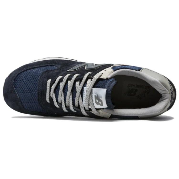 New Balance Nb 576 Sports Mesh Low-Top Casual City Commuting Running Shoes Unisex Sneaker Black Blue OU576PNV