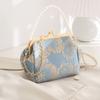 Women's bag new simple and elegant Hanfu bag Chinese antique hand-held cheongsam bag single shoulder crossbody shell bag