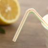 100Pcs Colorful Bendable Straw Drinking Kunststof Straw for Milk Tea Bar Party Rietjes Drinking Wedding Kitchen Beverage Straws