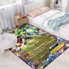 Įvairių stilių Pokémon Rayquaza kortų spausdintas kilimas svetainei, miegamajam, vaikų kambariui, namų dekoravimui, zoninis kilimėlis, sofos apklotas, prieškambario kilimėlis