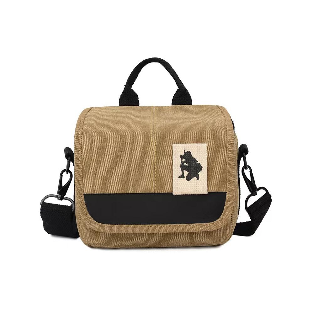 Canvas Camera Shoulder Bag For Canon R100 R10 R50 R8 R7 RP 250D 200D M200 M50 SX70 SX60 Nikon ZFC 18-55mm Lens Case Bag