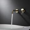 Concealed Wall-Mounted Two-Piece Set Modern Basin Bathroom Sink Embedded Basin Faucet