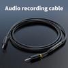 3.5mm to 3.5mm Auditory Cable Bidirectional Recording For Headphones and Smartphones Seamlessly Music Experience