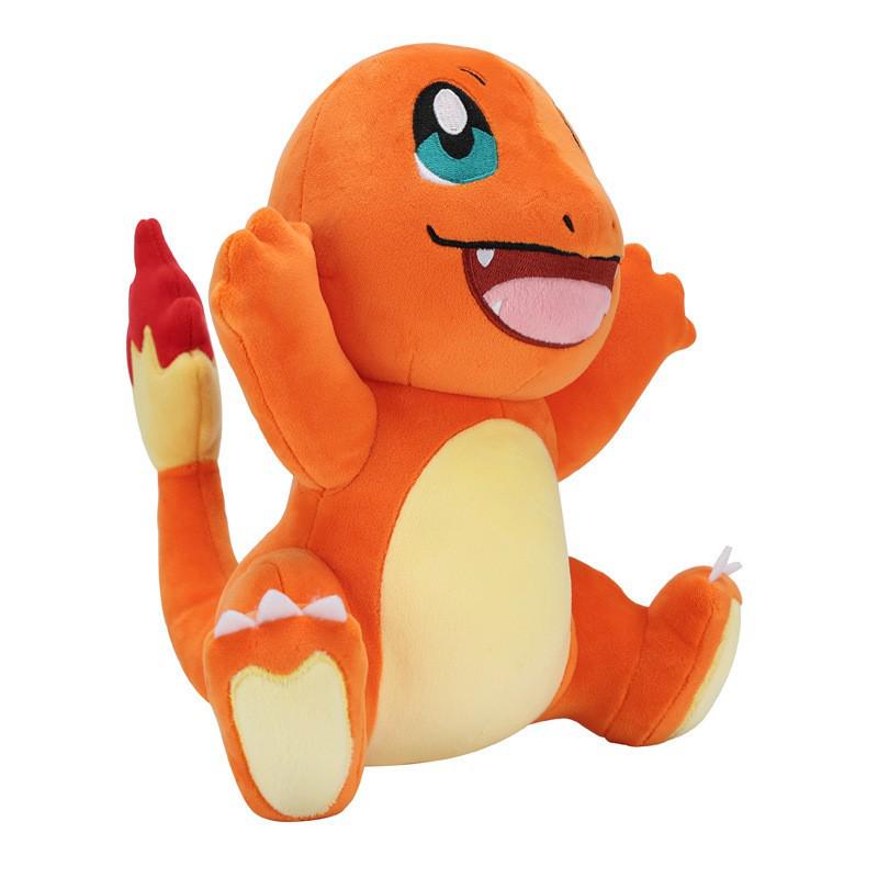Oryginalne pluszowe lalki Pokémon: Pikachu, Gengar, Duży Squirtle, Charmander, Eevee, Lalka z automatu z chwytakiem