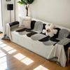 Nordic Tassel Throw Blanket Four Season Sofa Cover Dust Anti-cat Scratch Protection Cover Sofa Blanket Carpet Travel Rug Tassels
