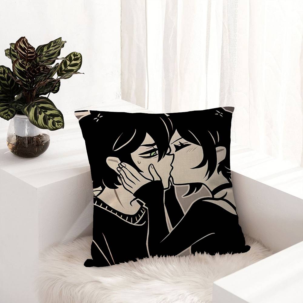 TThe CCoffin Of Andy And Leyleys Cartoon Pillow Cover for Bedroom Room and Living Room Sofa Decorative Cushion Cover