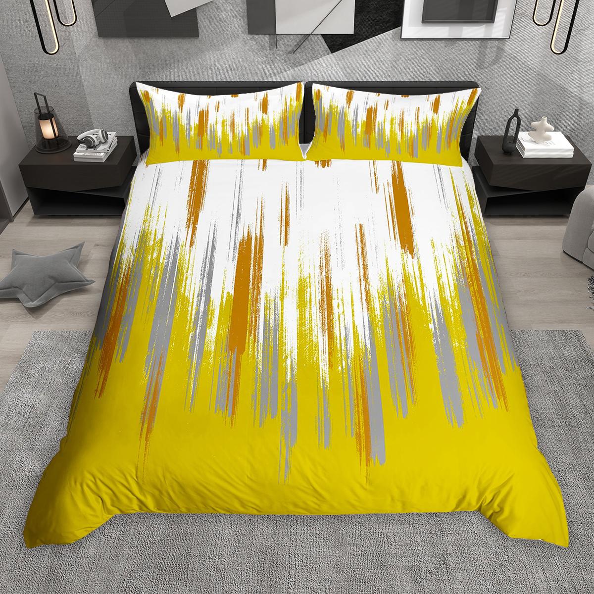 

Homewish Watercolor Ombre Duvet Cover Set 2pcs/3pcs, Black Pink Purple Blue Bedding Set, Gradient Oil Painting Bed Set DE XS 100x135cm 2pcs&set