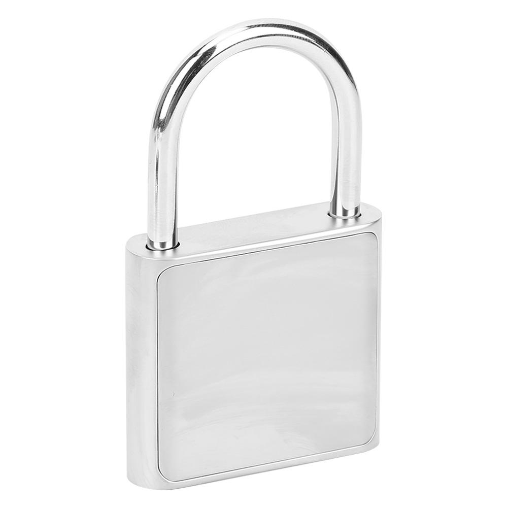 Smart Fingerprint Padlock USB Re able Security LED Lock for Backpack Luggage Cabinet