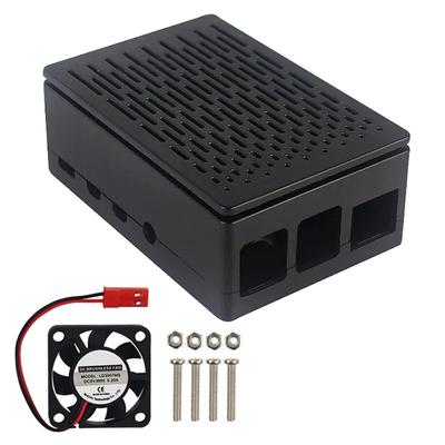 Mini Computer Protective Case Cooling Fan Set Enclosure Accessory Replacing Parts Replacement for 4 Model B
