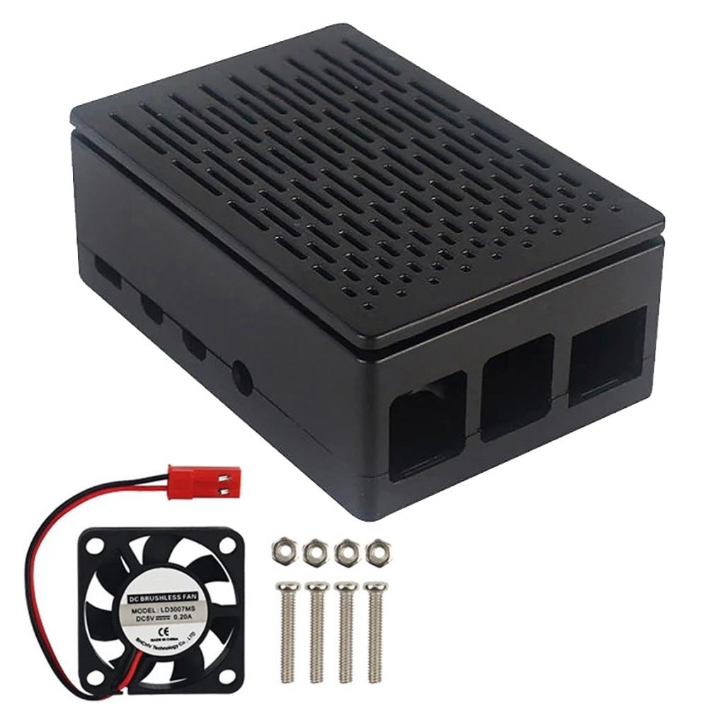 

Mini Computer Protective Case Cooling Fan Set Enclosure Accessory Replacing Parts Replacement for 4 Model B