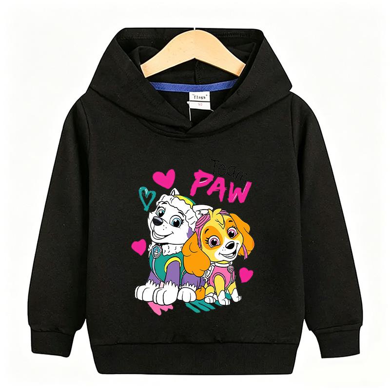 Skye girls hoodie pullover Cartoon Children Leisure hoodie toddled girls teen Spring Autumn 4 to14 y