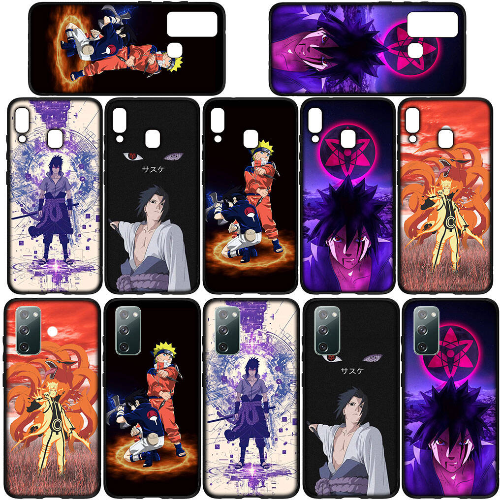 Phone Case for iPhone 17 15 16 Plus X Redmi Note 14 12 11 13 Pro Max Huawei P30 P20 Lite OPPO A60 A40 A80 A38 A54 Uchiha Sasuke Silicone Narutos Cover