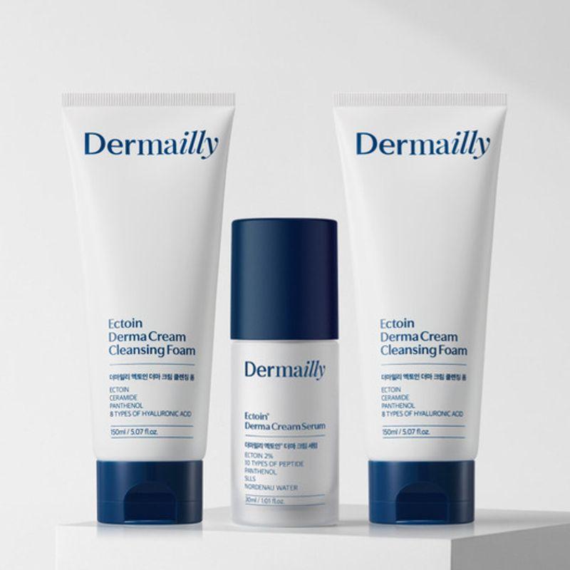 

Ectoin Derma Cream Foam Cleansing 150ml x 2 + Serum 30ml x 1