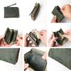 Baggy Port Mini Compact Kudu ZKM905 Wallet, Leather, Men's, Women's, Unisex, Billfold, (Green)