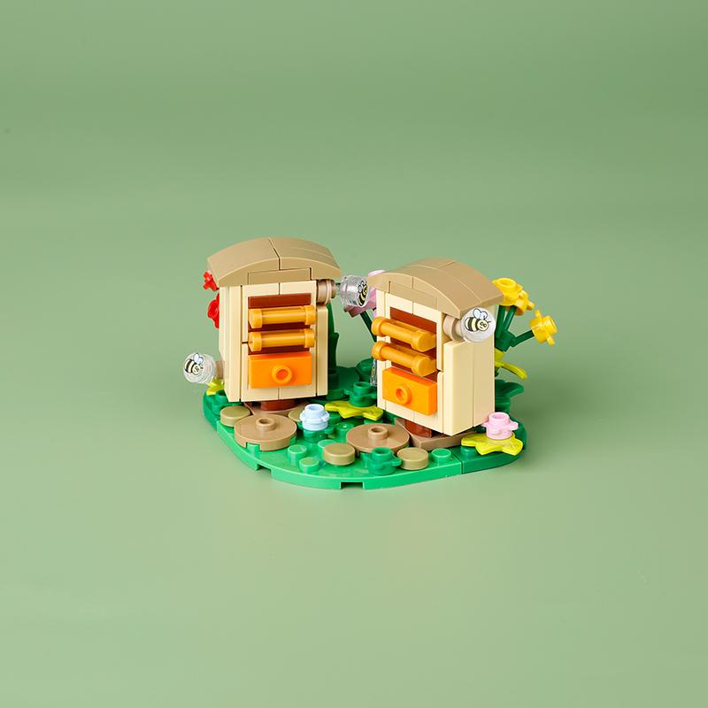 Medieval Castle Siege Weapons Building Blocks Military War Scene Army Knights Battering Ram Bonfire Fish Rack Armor Bricks Toys