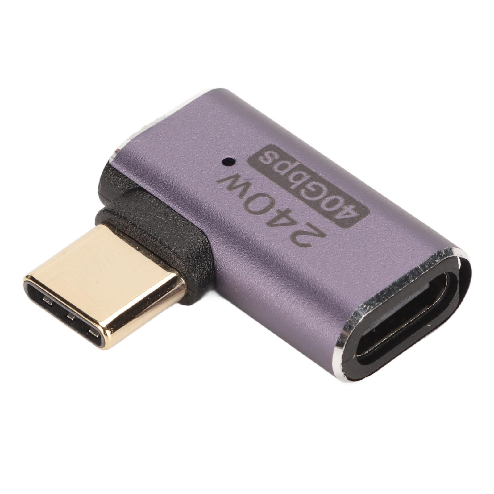 

Адаптер типа C USB4.0 HD 8K 40Gbps PD240W Быстрая зарядка Алюминиевый корпус Портативный Type C на Type C