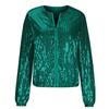 Women Sequin Long Sleeve Sparkly Glitter Jacket Coats