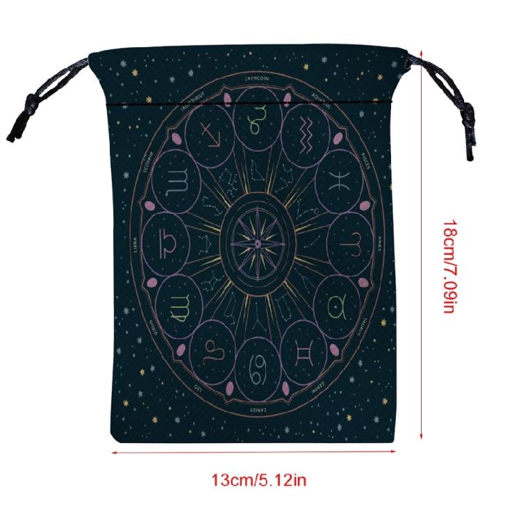 Schmuck Würfelbeutel Brettspiel Kartenbeutel Geschenkverpackungsbeutel Tarots Aufbewahrungsbeutel