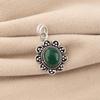 Green Onyx Cab Gemstone 925 Sterling Silver Women Jewelry Handmade Pendant 1.37" Gift For Valentine CP-40-23