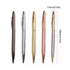 Multi-functional Metal Ballpoint Pen Brushed Wavy Pattern Twist Using Gel Pen Writing Pen Students