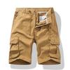 2026 Summer Mens Cargo Shorts Men Loose Multi Pocket Casual Pants Male Army Green Trousers Mens Workwear Daily Wear Bottoms