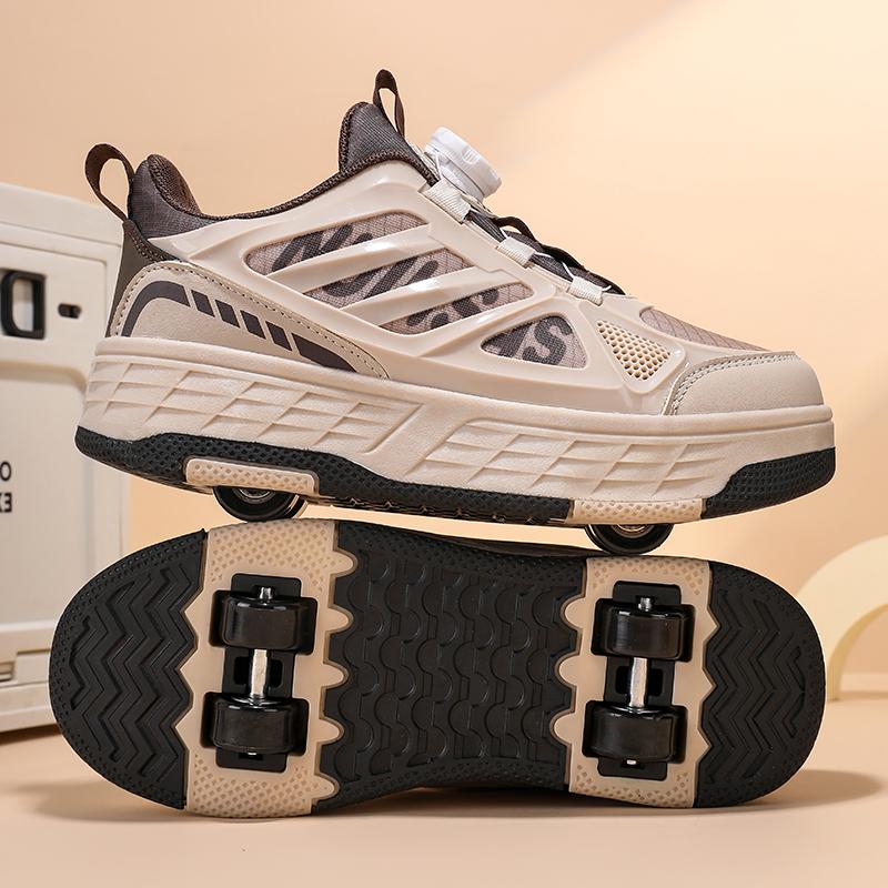 Stivali Sportivi a Quattro Ruote per Bambini Pattinaggio a Rotelle Come Scarpe Sportive Piatti Scarpe da Pattinaggio Scarpe Sportive Scarpe da Pattinaggio da Donna