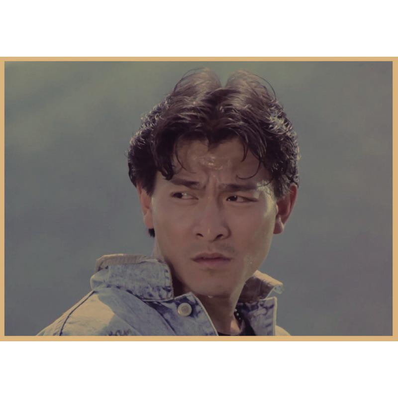 Free Shipping Vintage Movie Poster: A Moment of Romance with Andy Lau & Wu Qianlian - Retro Kraft Paper Decor