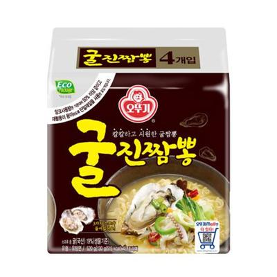 Ottogi Oyster Spicy Seafood Ramen 130g x 4 (2 Možnosti)