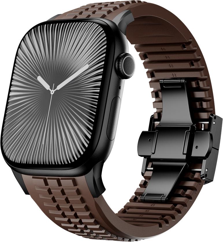 Silicone Band for Apple Watch Ultra 3 2 49mm Series 11 10 46mm Sports Strap for Iwatch 9 8 7 6 5 4 SE 2025 44mm 45mm Watchband