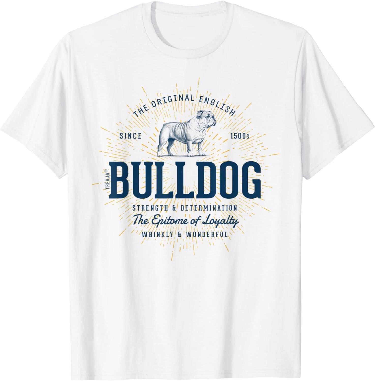 

Retro English Bulldog Vintage Gift Unisex T-Shirt 4XL
