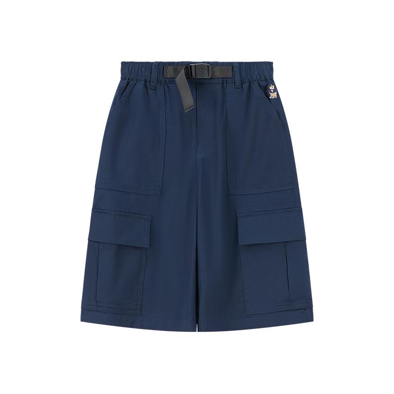 

Teenie Weenie Kids Boys Multi-Pocket Loose Cargo Shorts 160