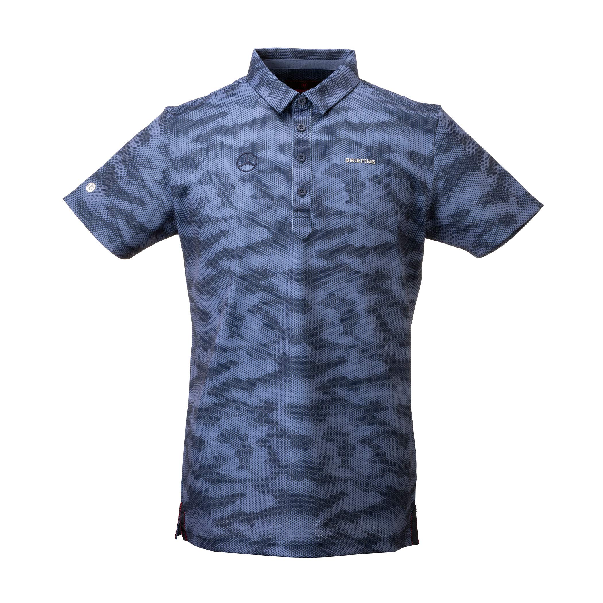 

[Mercedes-Benz Collection] Genuine Mercedes-Benz x BRIEFING MS Camo Print Shirt, Denim Blue, Size S