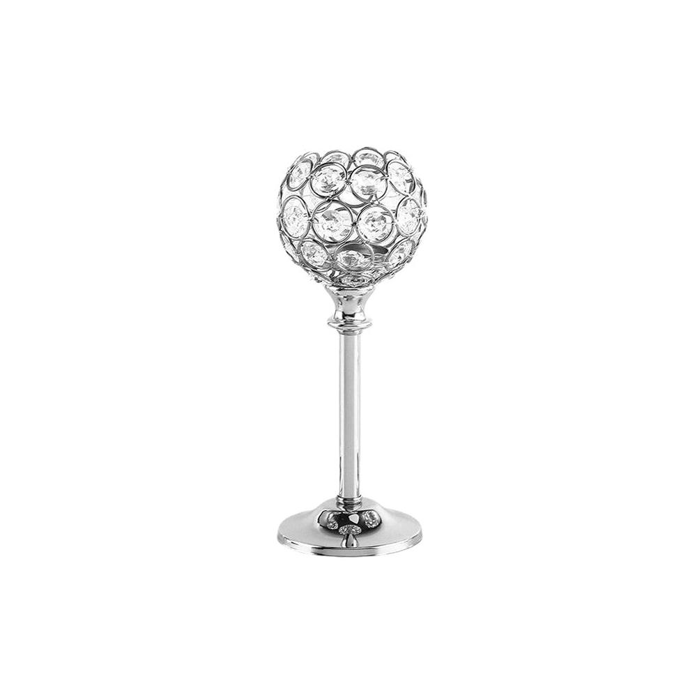 Bougeoir en cristal moderne pour bougie chauffe-plat, pour la maison, pour fête de Noël, mariage, salle à manger, décoration de centre de table