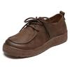 Spring Autumn Women Platform Loafers Flat Soft Ladies Casual Shoes Brand Black Brown Comfortable Big Size 41