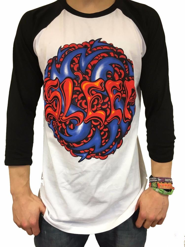 Sleep  Logo  Baseball T Shirt - OFFICIAL holy mountain dopesmoker Unisex T-Shirt L