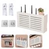 Storage Box No-Drill Home TV Set-Top Box Holder Wall Mounted Wifi Storage Bracket