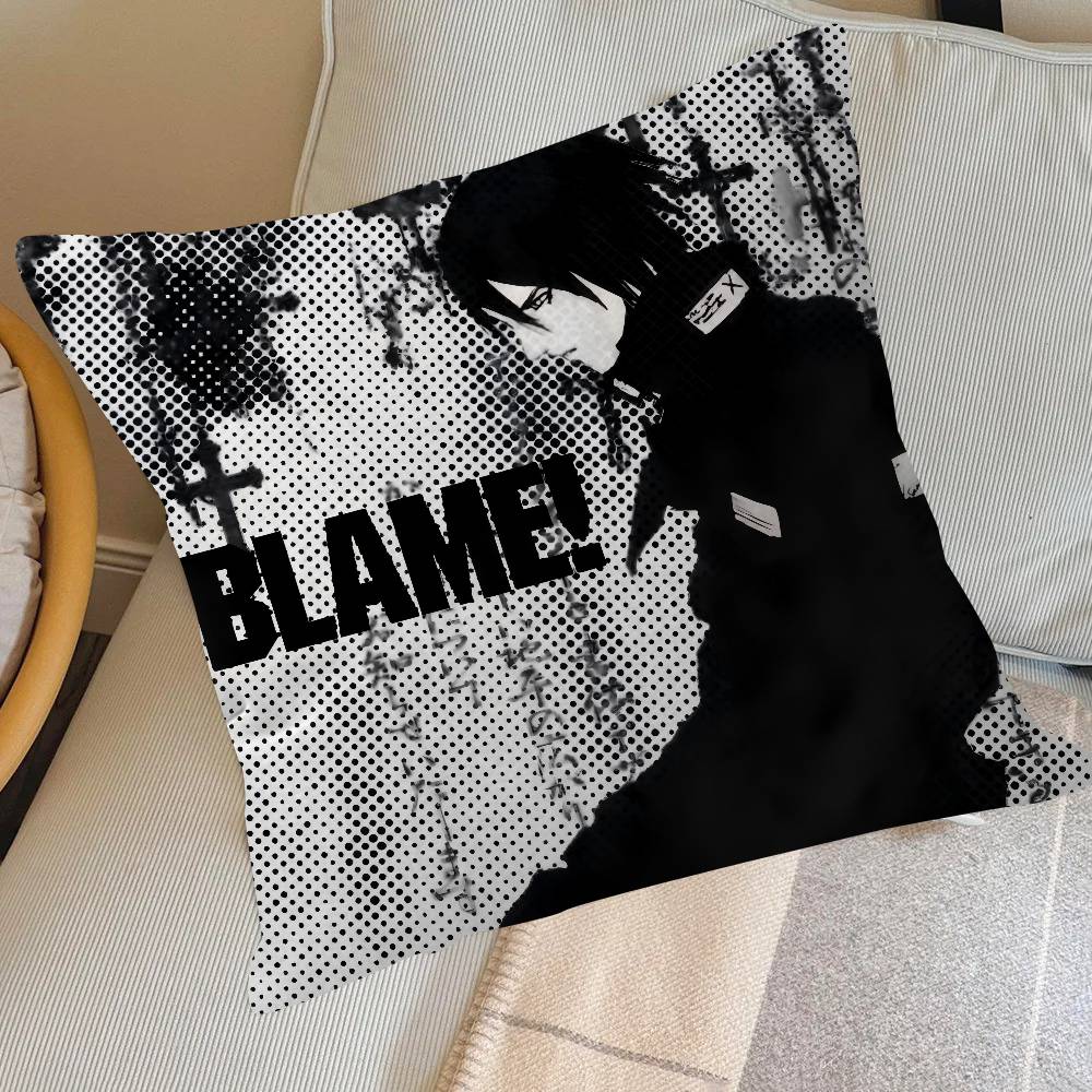 Anime BLAME Cushion Cover Inches Farmhouse Decor Home Throw Pillow Covers for Couch Decorations