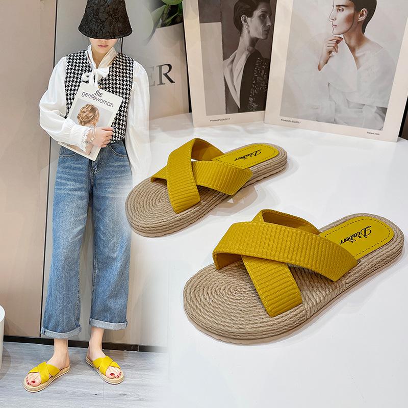 Women Casual Sandals Summer Beach Flats Outdoor Shoes
