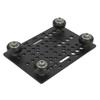 Gantry Plate Aluminum High Strength Gantry Board Black Anodized 3D Printer Linear Universal Guide For Milling Machine Board