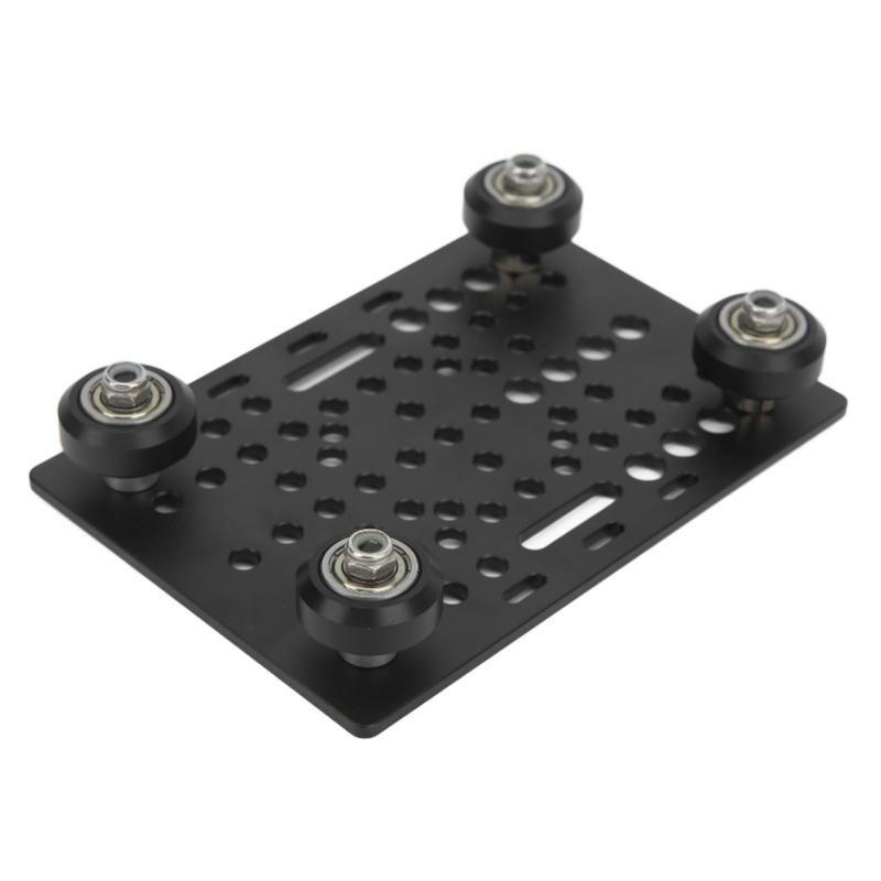 Gantry Plate Aluminum High Strength Gantry Board Black Anodized 3D Printer Linear Universal Guide For Milling Machine Board