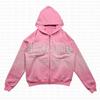 Bordado de letras otoño e invierno exterior casual chaqueta suéter sudadera con capucha conjunto de pantalones pre-