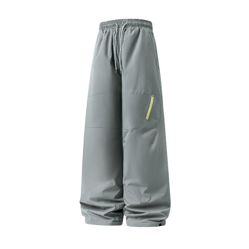 Men Outdoor Warm Thick Loose Straight Casual Cargo Work Pants