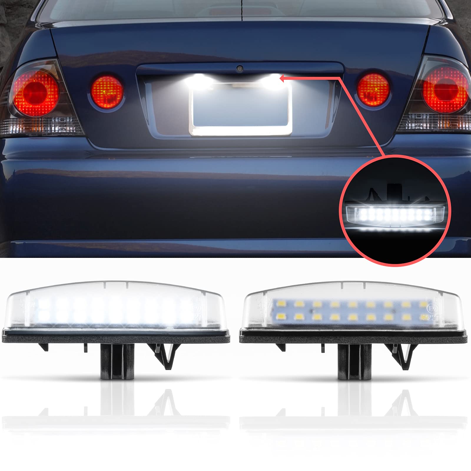 

GemPro Toyota License Plate Lamp, LED, Camry 40 Series, Celsio 30 Series, Arteza 10,