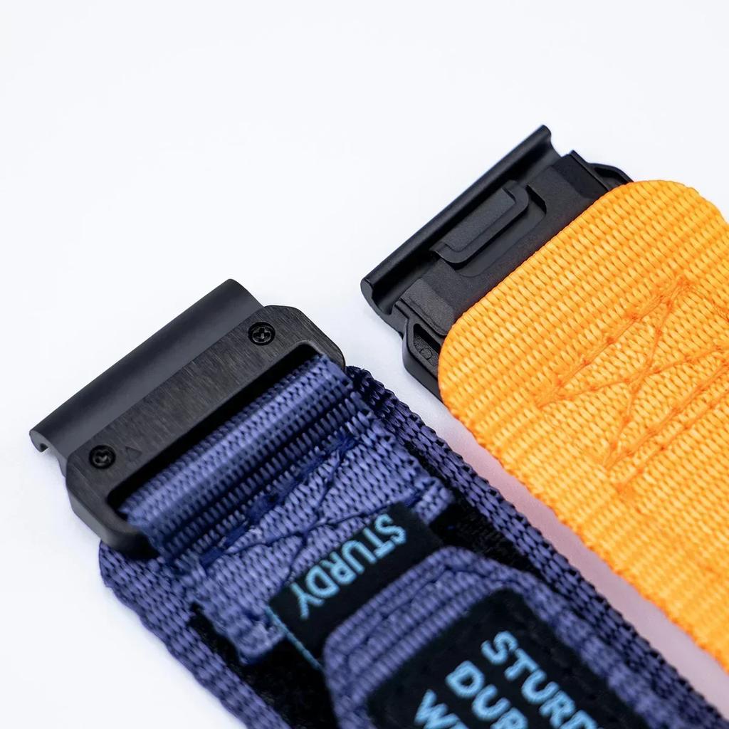 22 26mm Sports Quick Fit for Garmin Fenix Watch Band Super Rugged Nylon Woven Strap for Fenix5 5X Plus 7X 6 6X Pro 3 Forerunner
