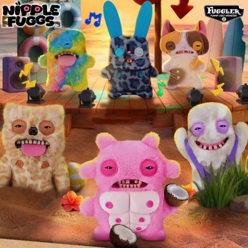 Fuggler Légitime Léger Bizarre Créature Peluches Douces Tétine Fuggs Tétine Pièce Contemporaine Peluches Moelleuses Pour Adulte Compilation 22CM