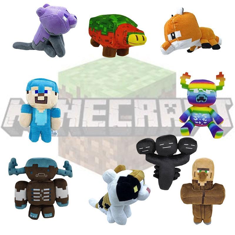 Pluszowa Lalka Minecraft Miękki Pluszowy Zwierzęcy Figurka Krótki Plusz Tkanina 20-23cm Wysokości